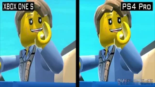 LEGO City Undercover Xbox One s vs PS4 Pro