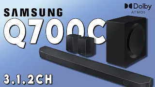 Samsung Q700C 3.1.2ch Soundbar with True Wireless Dolby Atmos | The Best Budget Soundbar