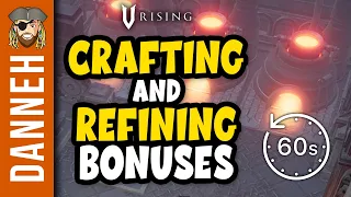 Easy Crafting and Refining Bonus in V Rising - Crafting Forge Room