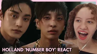 Holland 'NUMBER BOY' MV reaction by Lunie