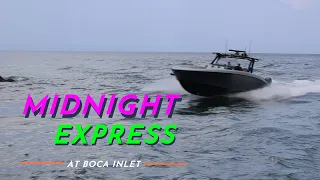 MIDNIGHT EXPRESS BOATS AT BOCA RATON INLET/ FLORIDA BOAT VIDEOS