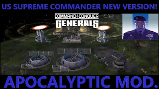 US SUPREME COMMANDER NEW VERSION! Command & Conquer TM Generals Zero Hour 2023 APOCALYPTIC MOD.