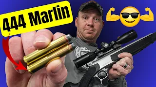 444 Marlin is a BEAST - First Shots and Sighting In