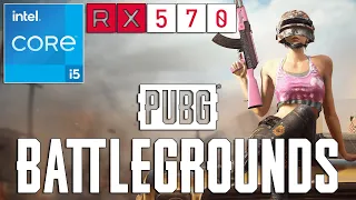 PUBG: BATTLEGROUNDS | RX 570 4GB | I5 10400F | 16GB RAM