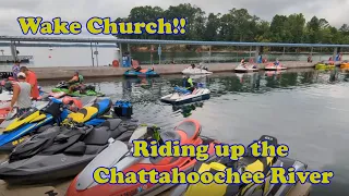 Wake Church - Riding From Lake Lanier up the Chattahoochee River