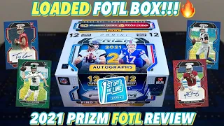 EARLY 1ST LOOK! GOOD ERROR BOX!🔥 | 2021 Panini Prizm Football FOTL Hobby Box Review