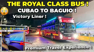 The Premium Travel Experience Sleeper Bus !  VICTORY LINER ROYAL CLASS BUS from Manila to BAGUIO !