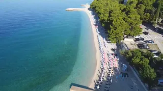 Baška Voda - Plaža Podluka 2023 ( Drone )