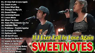 SWEETNOTES Most Beautiful Love Songs 💟 If I Ever Fall In Love Again🌺 SWEETNOTES Cover Playlist 2024