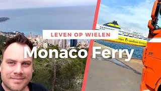 Skyline of Monaco and unloading at the Ferry | Vlog #38 | France | Trucking | Life on wheels