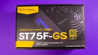 Silverstone ST75F-GS 750w Power Supply Unboxing