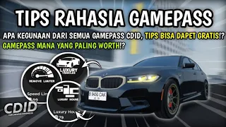 TIPS TERBARU Bisa Dapat GAMEPASS GRATIS & KEGUNAAN Semua Gamepass Di CDID!! | CDID V1.4 Roblox