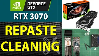 How to Repaste and Clean an RTX 3070 GIGABYTE Video Card | Step by Step