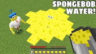 I TURNED SPONGEBOB INTO WATER in Minecraft - Gameplay - Coffin Meme