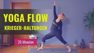 Krieger Flow * Standhaltungen * starke Beine & Hüftöffner * 25 Min. * Yoga * Vinyasa Flow