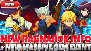 *NEW GLOBAL GEM EVENT & RAGNAROK INFO* Banner Units? Release Date? & More! (7DS Grand Cross)