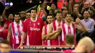 Olympiakos 100 - 88 Real Madrid - Τελικός τελευταίο λεπτό (Euroleague Final 2013)