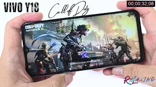 Vivo Y18 Call of Duty Mobile Battery Drain test | Helio G85/90Hz/4GB RAM