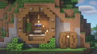 Minecraft | How to build a Riverside Mountain House