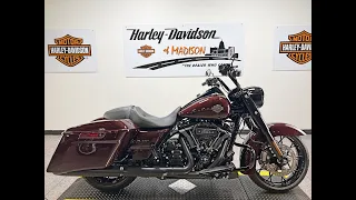 2022 ROAD KING SPECIAL MIDNIGHT CRIMSON BLK TRIM FLHRXS