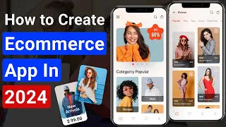 How to Build an Ecommerce App | Create an Ecommerce App 📱👗🛍️