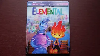 Disney - PIXAR Elemental 4K Ultra HD Blu-ray Unboxing (Lenticular Edition)