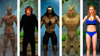Idle Transformation! Max Level: Yeti, Lizard, Ape, Mummy, Werewolf and Female (Evolution 9999+)