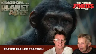 KINGDOM OF THE PLANET OF THE APES (Official Teaser) The POPCORN Junkies REACTION