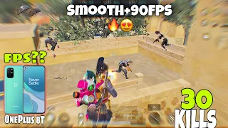 OnePlus 8T SMOOTH + 90 FPS Gameplay 😍| FPS Meter Test 🔥| OnePlus 8T Pubgm Test