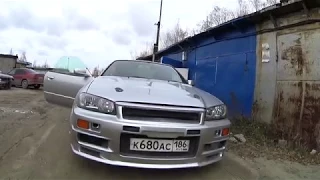 Забрали Skyline R34 с покраски (Silver Special For Z-Tune)