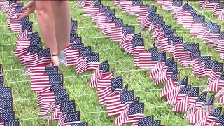 Flags raised for 9/11 remeberance