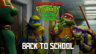 Teenage Mutant Ninja Turtles: Mutant Mayhem | "Back To School" Clip (2023 Movie) - Seth Rogen