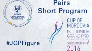 2016 ISU Junior Grand Prix - Saransk - Pairs Short Program