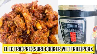 BEST WET FRIED PORK USING AN INSTAPOT // electric pressure cooker