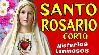 SANTO ROSARIO corto de hoy jueves 18 de abril Misterios Luminosos🌹Rosario Católico a la Virgen María