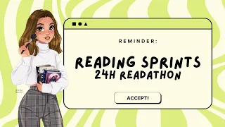 read with me livestream 🕰️✨ readathon reading sprints!