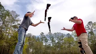 New Trick Shots for Live Exhibition Show | Gould Brothers