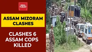 6 Assam Police Personnel Killed In Violent Clashes At Assam-Mizoram Border, Himanta Biswa Tweeted
