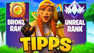 ✅So wirst *DU* SCHNELL Unreal Rank in CHAPTER 5🏆| Fortnite Tipps und Tricks| Deutsch