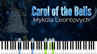 Carol of the Bells "Shchedryk" - Leontovych | Piano Tutorial | Synthesia | How to play