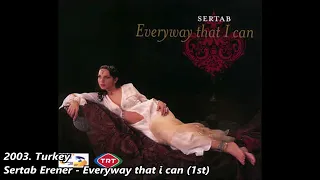 2003  Turkey - Sertab Erener - Everyway that i can (1st)