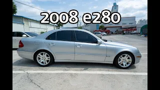 대구에서 만난 2008 벤츠 w211 E280.