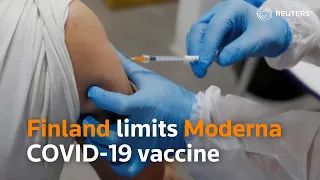 Finland limits Moderna COVID-19 vaccine