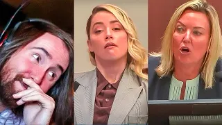 Johnny Depp Lawyer DESTROYS LYING Amber Heard Psychologist | Asmongold Reacts