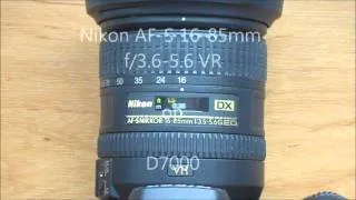 Autofocus speed test Nikon 16-85mm AF-S VR AF