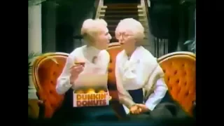 Dunkin Donuts Muffins Grandma Wanda 1980 TV Commercial HD