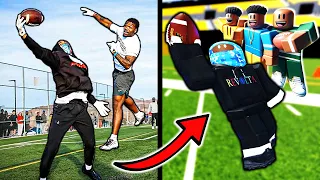 MASKED UP Justin Jefferson COOKS UP at the Park in Ultimate Football!