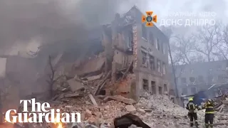 Ukraine: Dnipro footage shows aftermath of Russian airstrikes