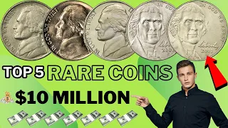 Top 5 Jefferson Nickels Valued in the Millions - 5 Coins Worth Millions That You Might Have!