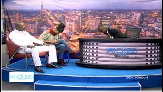 Esther Wahome unable to contain herself from Pastor Man Kush's jokes on religion  (UNEDITED VERSION)